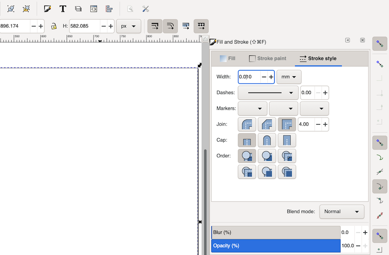 inkscape swatches dialog show only x